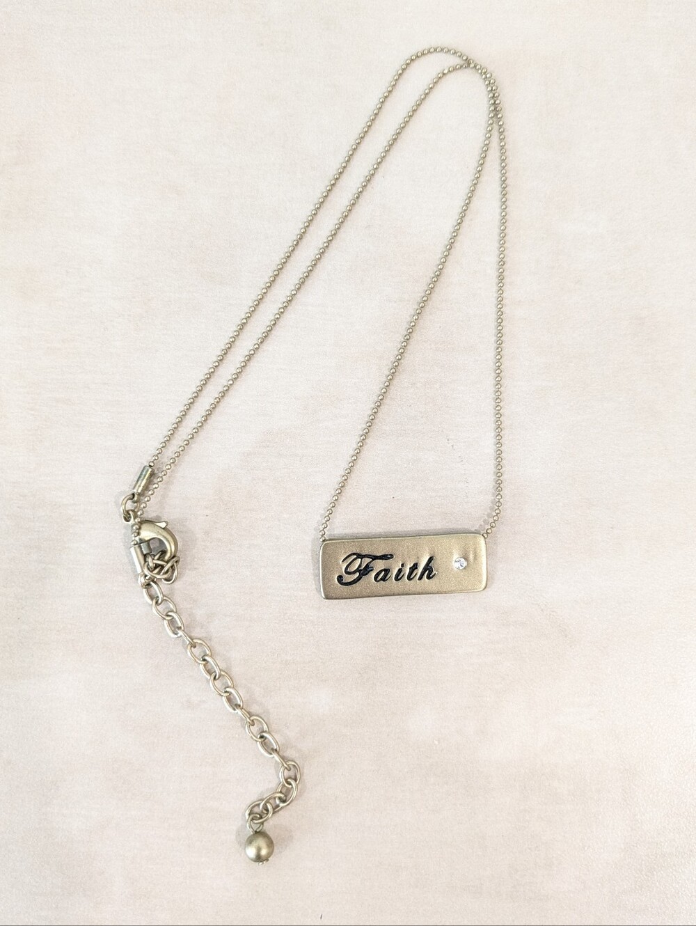 Faith necklace